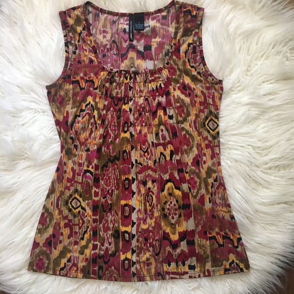 Saint Tropez West Tops - 3/$25 Saint Tropez West Smocked Sleeveless Top